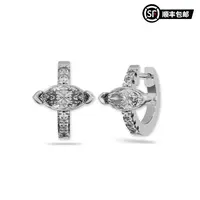 925银针荷鲁斯马眼耳环