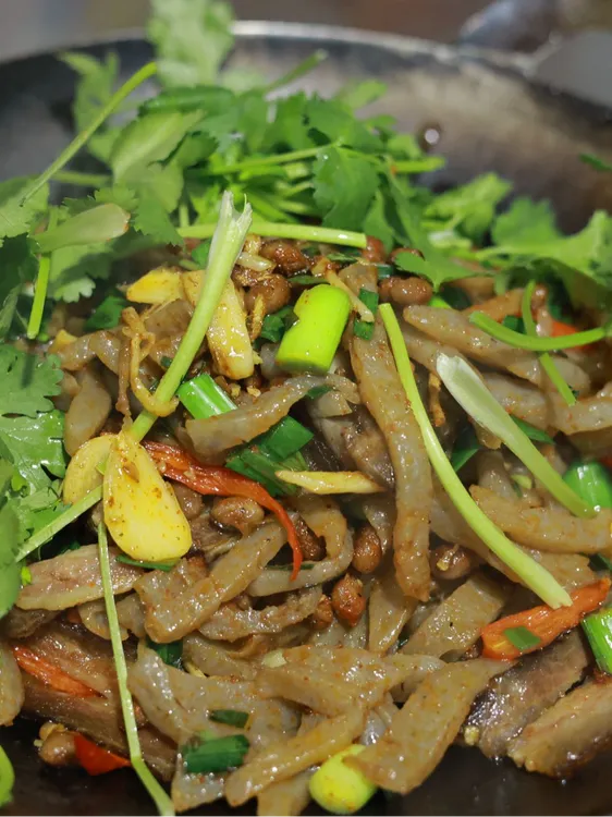 恩施巴东高山传统工艺柴火魔芋豆腐纯手工