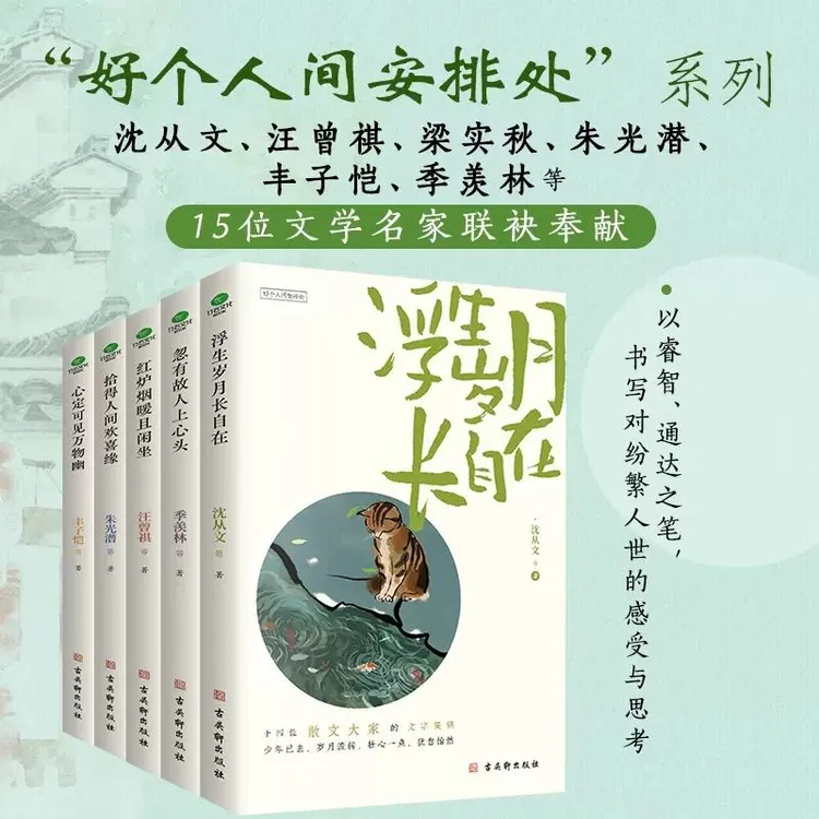 正版名家散文精选 浮生岁月长自在等 汪曾祺沈从文等著散文集随笔