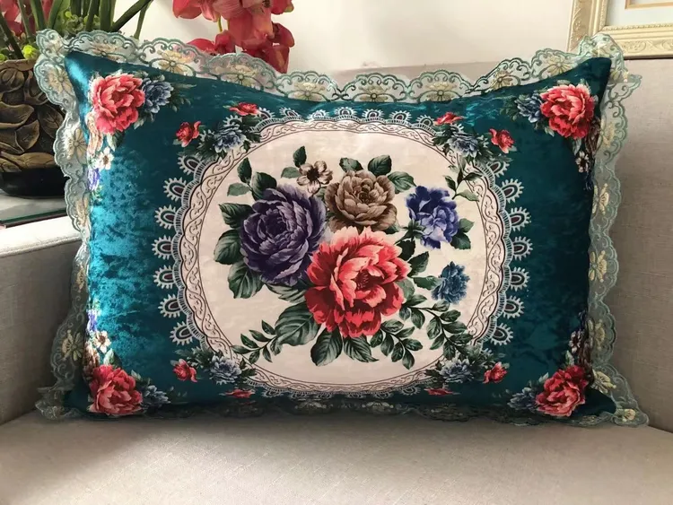 新疆西藏包邮2045金丝绒印花不掉丝不起球面料适正方形家可用拆腰