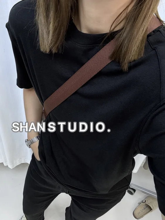 欧货•【莱赛尔面膜衣】SSJ 正肩舒适感宽松中袖