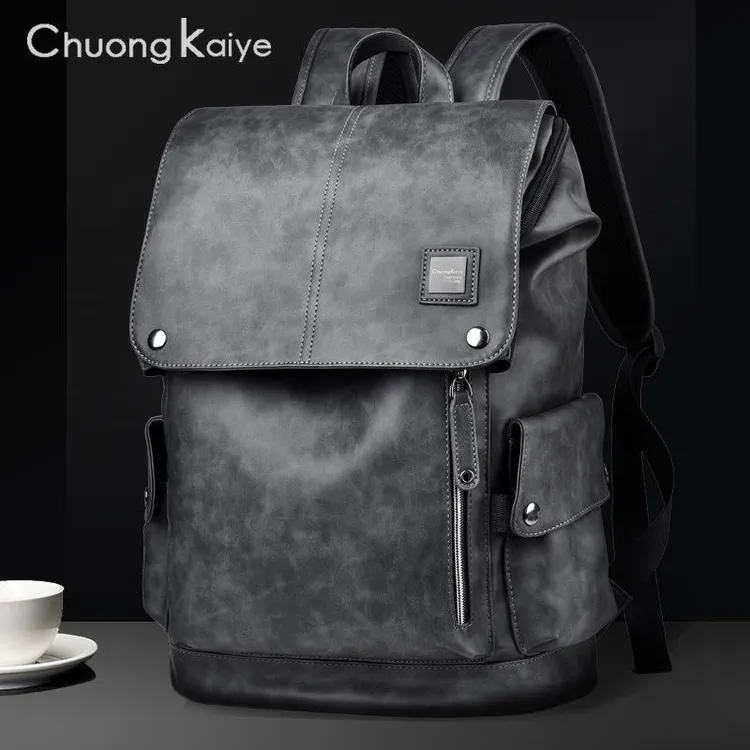 ChuongKaiye正品背包男休闲时尚双肩包大容量书包潮流学生背包潮