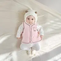 婴幼儿马夹宝宝冬季保暖夹棉内胆小马甲婴儿衣服男女宝宝无袖衣服
