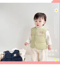 宝宝外出秋冬款男女宝宝新款无袖婴幼儿小坎肩冬季保暖羽绒上衣