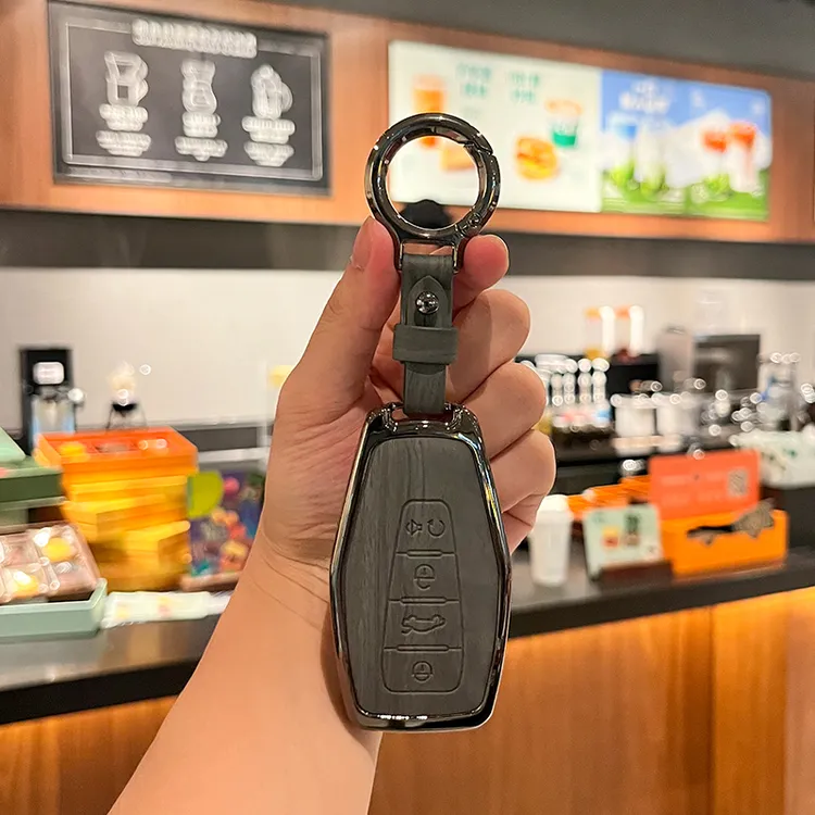 吉利帝豪钥匙套保护套男生星越l博越icon远景x6锌合金全包超薄扣