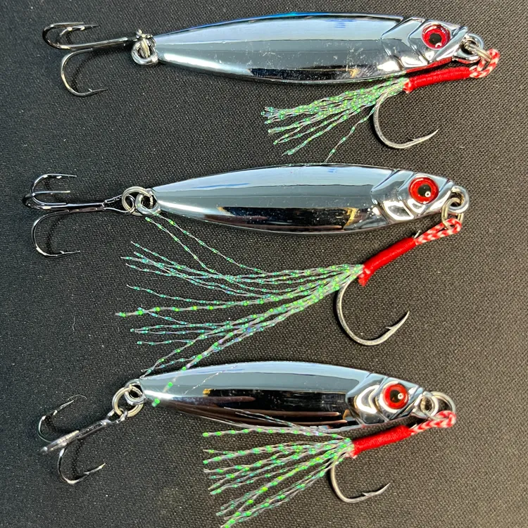 远投电镀飘落铁板 路亚鲅鱼鲈鱼翘嘴青稍效果哇塞