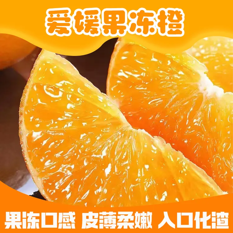 正宗四川爱媛果冻橙  新鲜水果 香甜多汁 入口化渣 果园直达