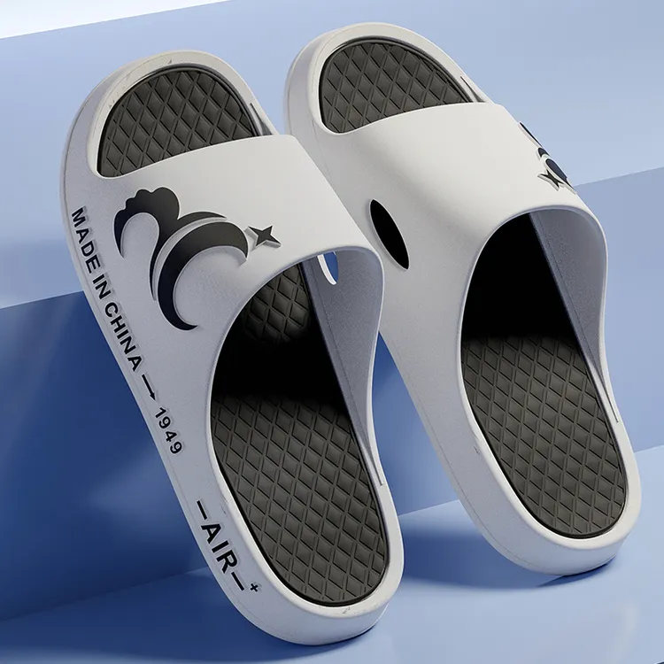 拖鞋男款户外穿潮流室内居家防滑浴室洗澡学生厚底男拖鞋骏华多加