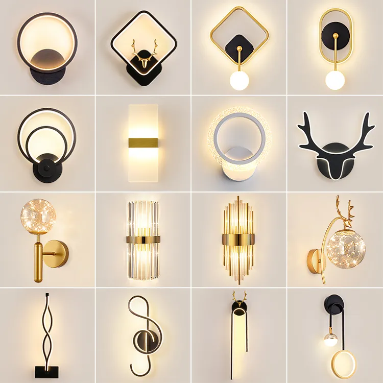 壁灯卧室床头灯卧室墙灯网红楼梯阳台灯极简创意客厅壁灯走廊灯