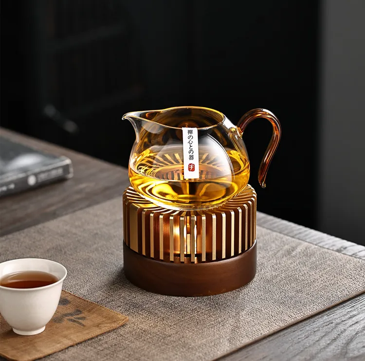 家用蜡烛座手工温茶炉烤茶炉子加热保温简约轻奢高档氛围灯茶道