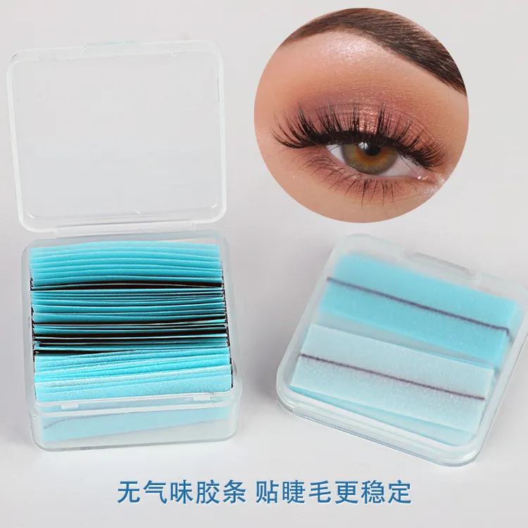自然睫毛胶条免胶水自粘假睫毛重复使用替换睫毛胶条