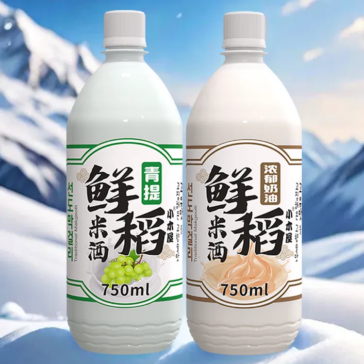 鲜稻小木屋正宗延边朝鲜族米酒低度发酵糯米酒奶油青提