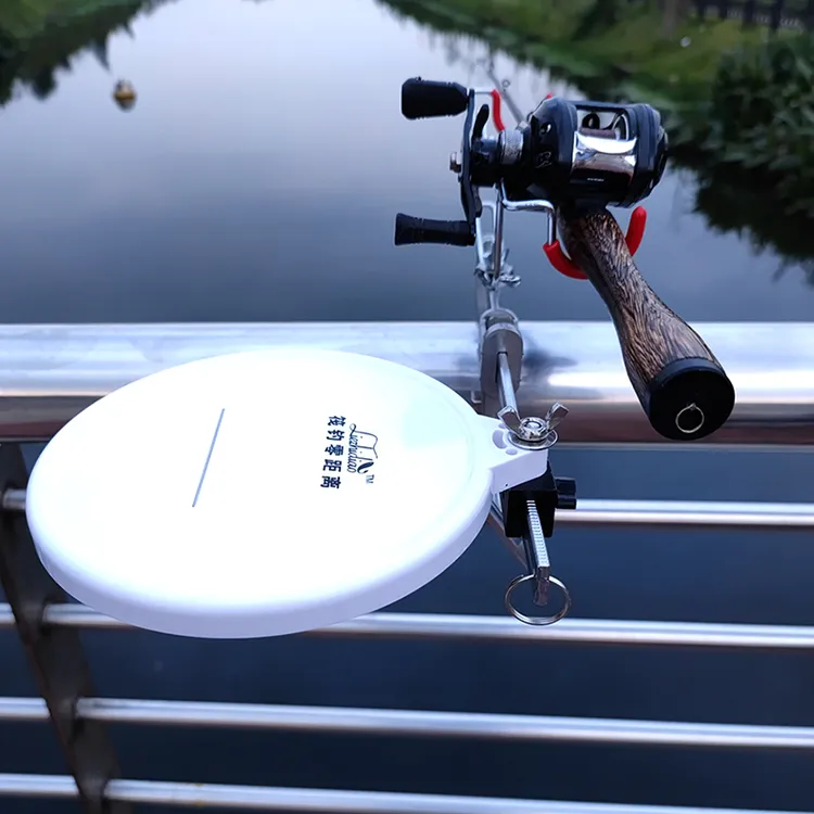 筏钓桥钓拉饵盘精致桥筏支架拉饵盘单层超薄一线磁铁拉饵盘