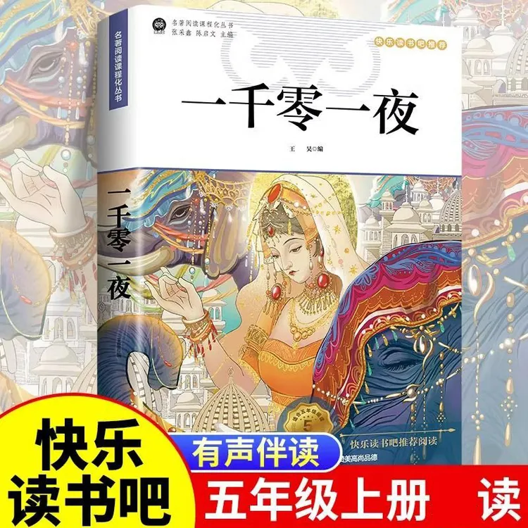 一千零一夜五年级上册快乐读书吧5上阅读书籍 精析导读精美彩图X