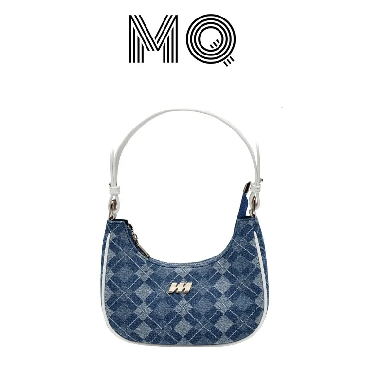 MQ 20-30岁女士包包轻奢小众百搭单肩包提花休闲手提腋下包斜挎包