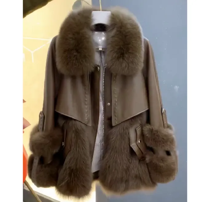 2024冬季新款时尚女装网红靓丽潮流气质洋气外套加厚高端zz