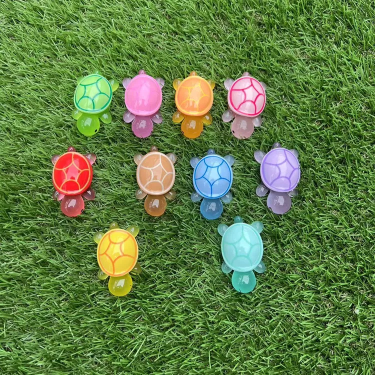 【对对碰+许愿颜色】创意 高透夜光乌龟爷爷手工diy树脂呆萌小摆件