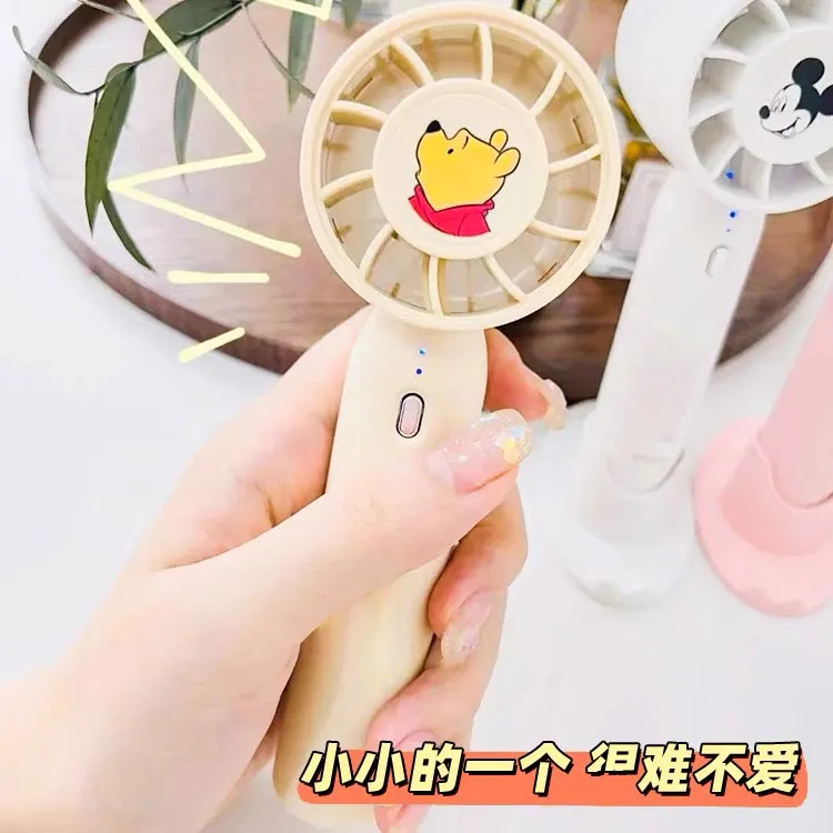 0285 便携式手持小风扇手机支架可充电静音随身吹文具礼盒