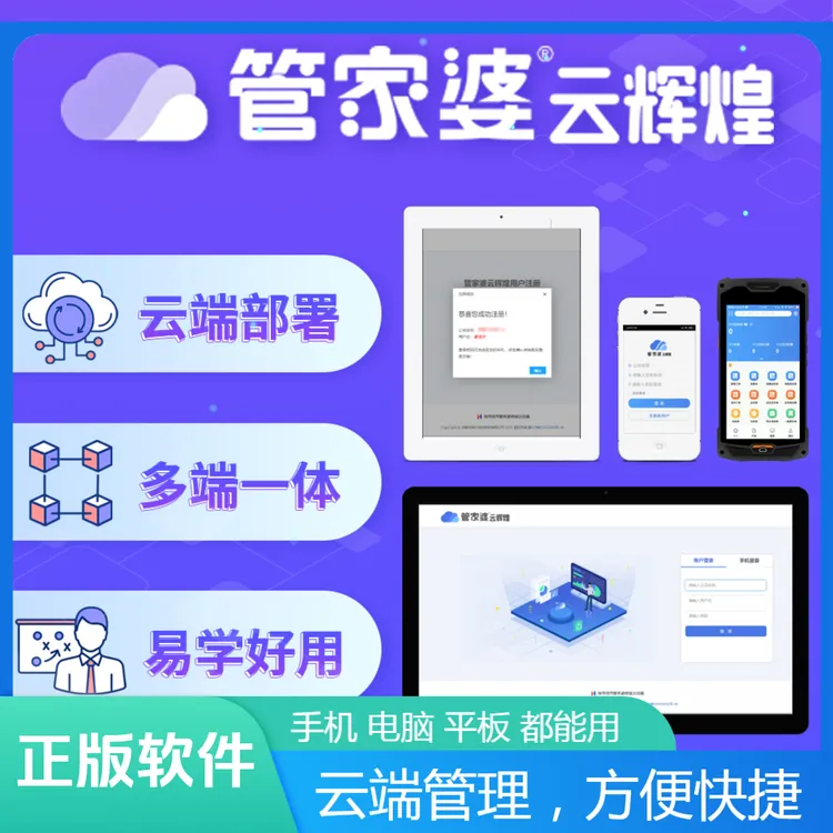 管家婆软件/管家婆云辉煌进销存软件/库存管理手机电脑都能用软件