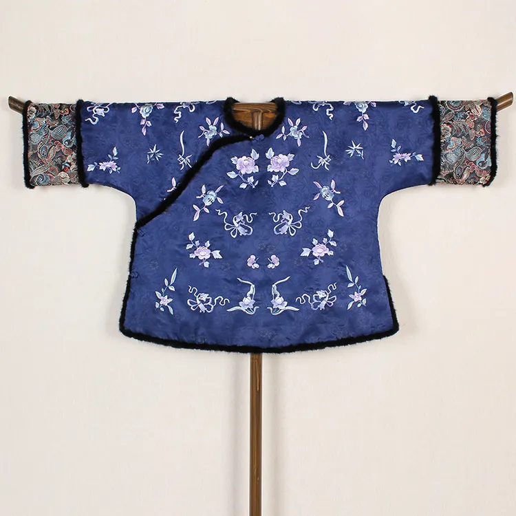 【红昭愿】复古新中式民族风桑蚕丝纯手工国风女士中国风上衣棉袄