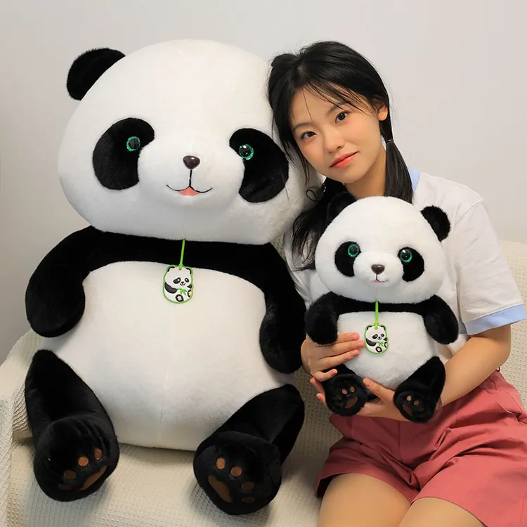 可爱贝贝熊猫大熊猫毛绒玩具仿真公仔玩偶床上抱枕陪睡女生日礼物