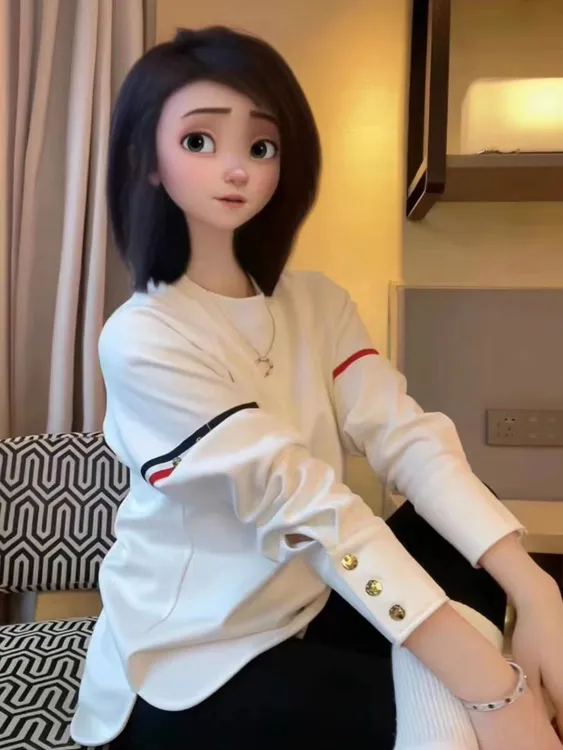 2024新款卫衣小金扣针织女款圆领条纹运动红白条百搭919长袖显瘦