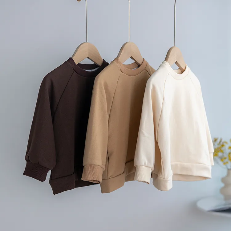 拉波米男女童长袖卫衣加厚保暖秋冬2025新款宝宝时尚洋气套头上衣