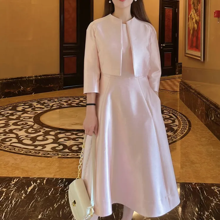 定制—轻礼服—Lady挚爱、法式丝毛短外套、古典浪漫优雅气质 2205009