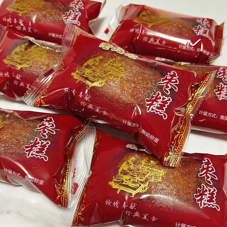 买一斤送一斤 老北京味蜂蜜枣糕正宗红枣蛋糕特产代早餐重量含箱