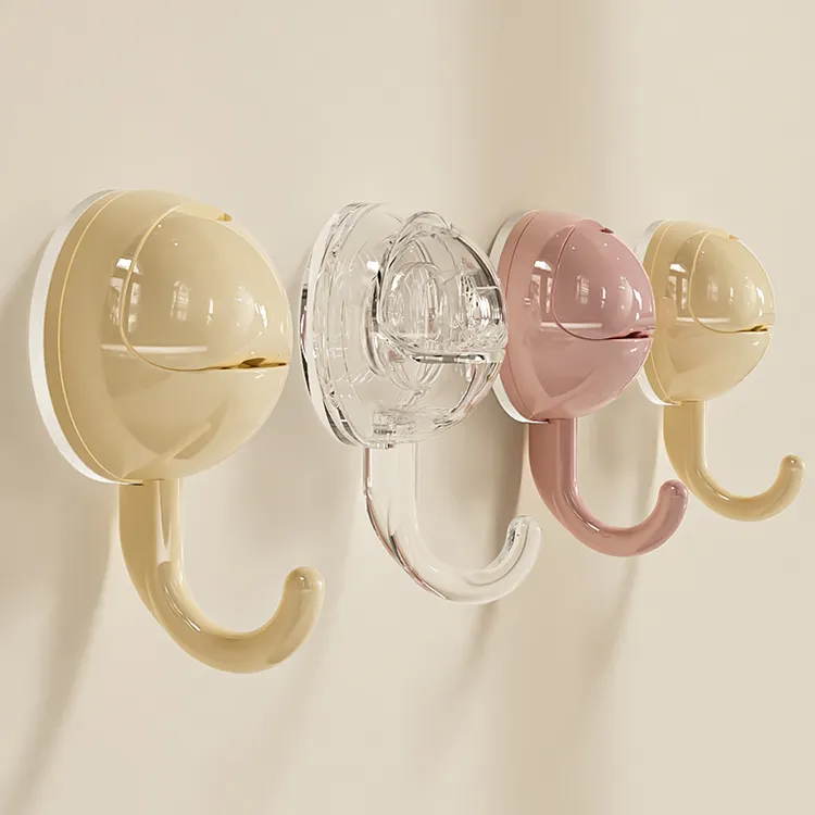 诺室马卡龙圆球吸盘挂钩免打孔强力承重粘钩无痕真空厨房浴室门后