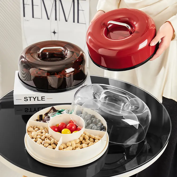 诺室多巴胺水果盘客厅茶几家用高端精致高颜值干果盘糖果盒零食