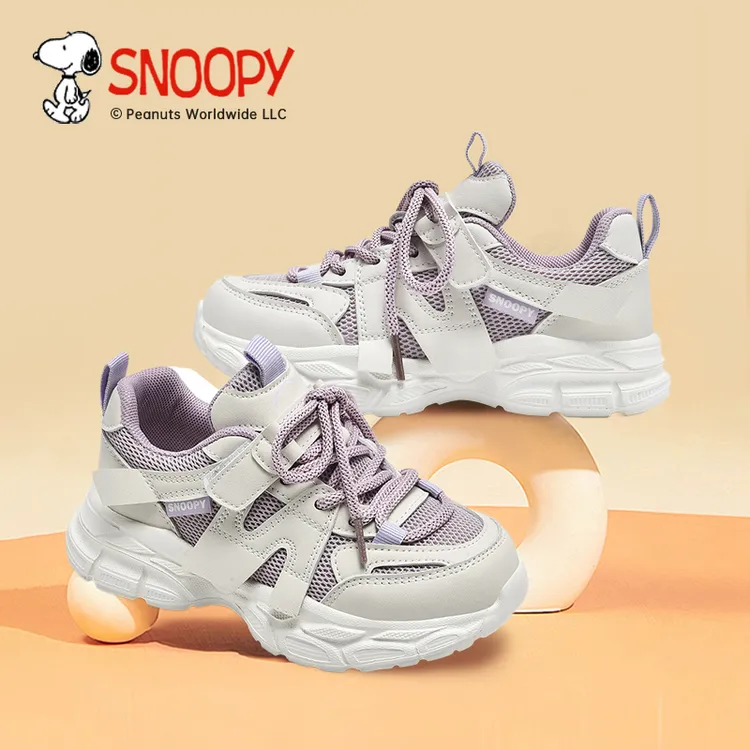 史努比2025年春季新款运动鞋儿童童鞋舒适透气耐磨男童女童中大童商品图