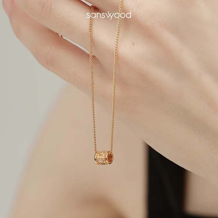 sanswood 坠链均925银 《愿》复古转运珠系列项链轻奢小众高级感