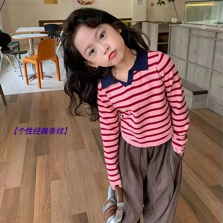 2025新款爆款女童秋装衣服儿童6-12岁个性上衣潮款秋冬宝宝打底衫