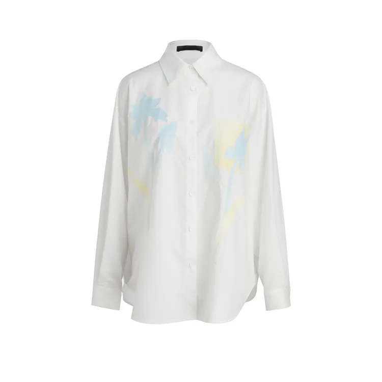 【专属】chicco mao定制光变蓝色鸢尾花衬衫C241-1902-3