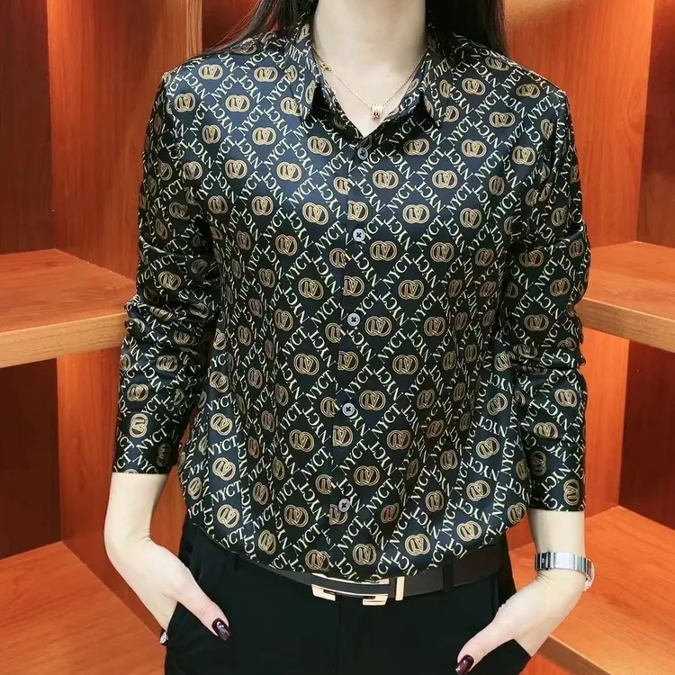  桑蚕丝真丝新款男士轻奢高端长衬衫商务通勤休闲衬衣（99912A