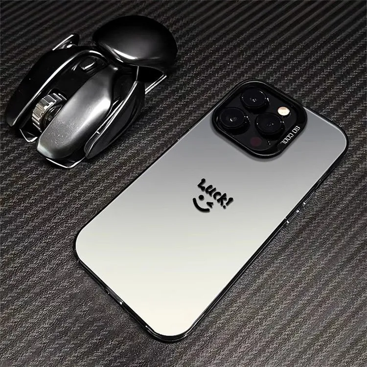 简约高级感适用苹果手机壳15promax小众防摔磨砂硬壳14/13/12/11