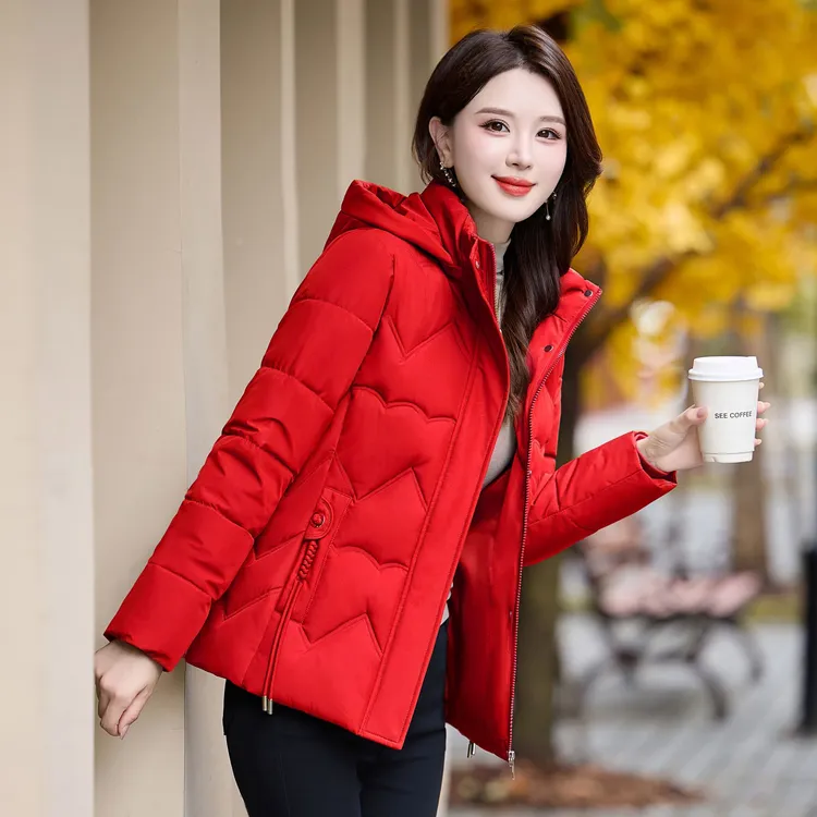 【帽可拆】短款棉服女外套冬季加厚保暖时尚修身显瘦棉衣休闲棉袄