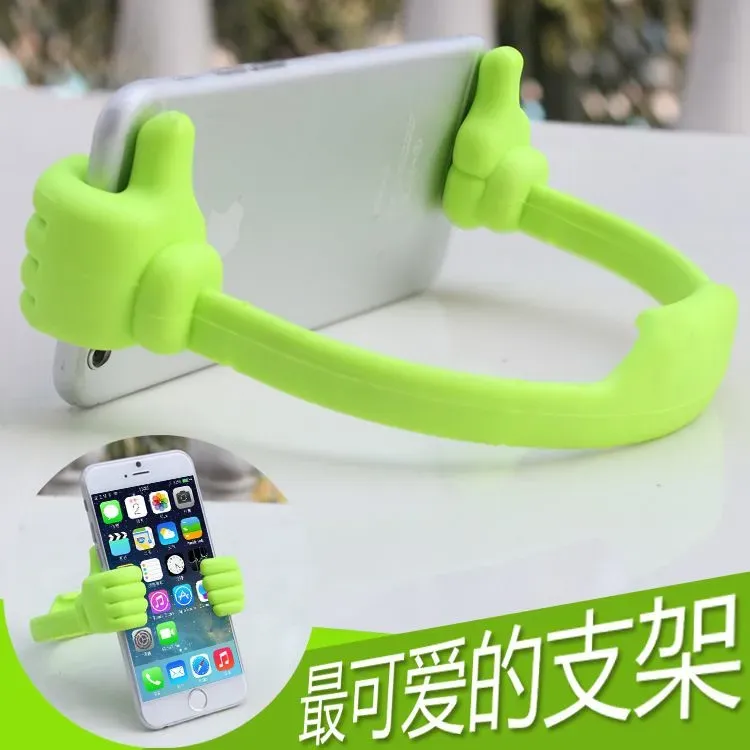 创意拇指手机支架家用桌面懒人追剧神器学生上网课可调节支撑架子