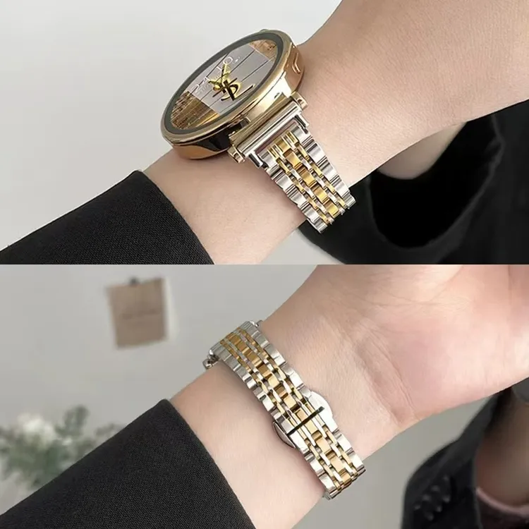 适用华为手表gt4表带watchgt5腕表新款gt3pro金属钢带gt2女款专用