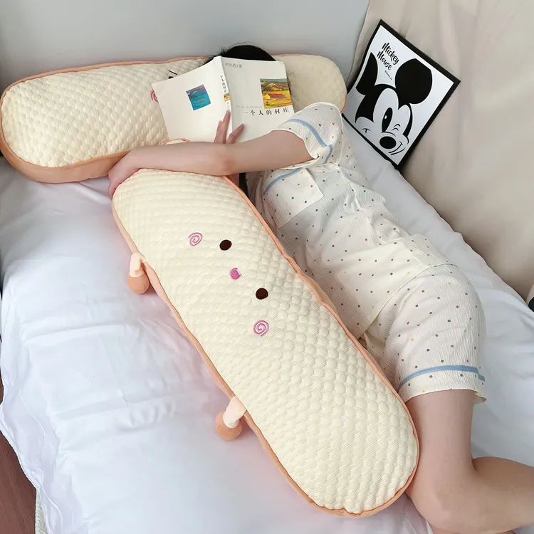 可爱吐司长条抱枕女生卧室床上侧睡夹腿枕头孕妇靠枕宿舍床头靠垫