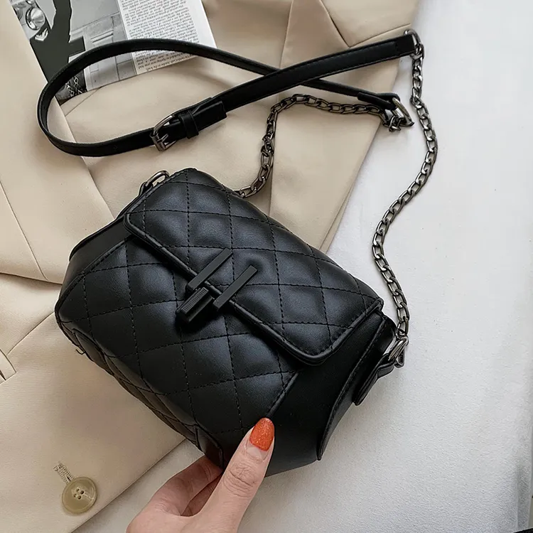 仙茉网红链条包包女款爆款2025新款秋冬时尚百搭斜挎高级感小方包