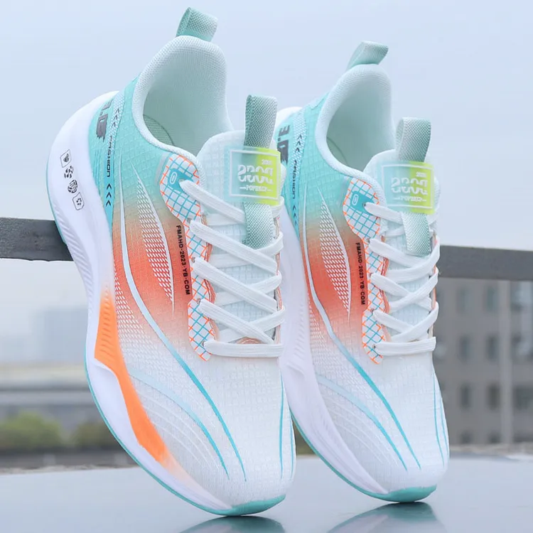 新款超轻跑步鞋男鞋减震耐磨运动鞋夏季网面透气百搭潮流休闲男鞋