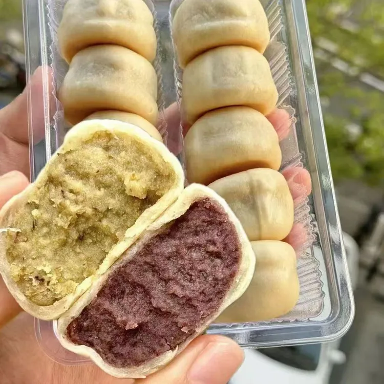 【到手2盒】正宗手工冰皮绿豆饼糕点网红绿豆糕早餐营养糕点