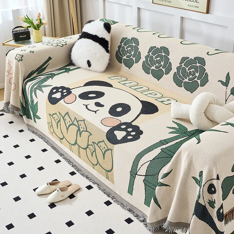 沙发巾盖布ins风露营毯野餐垫椅子沙发盖巾四季通用全包沙发套罩