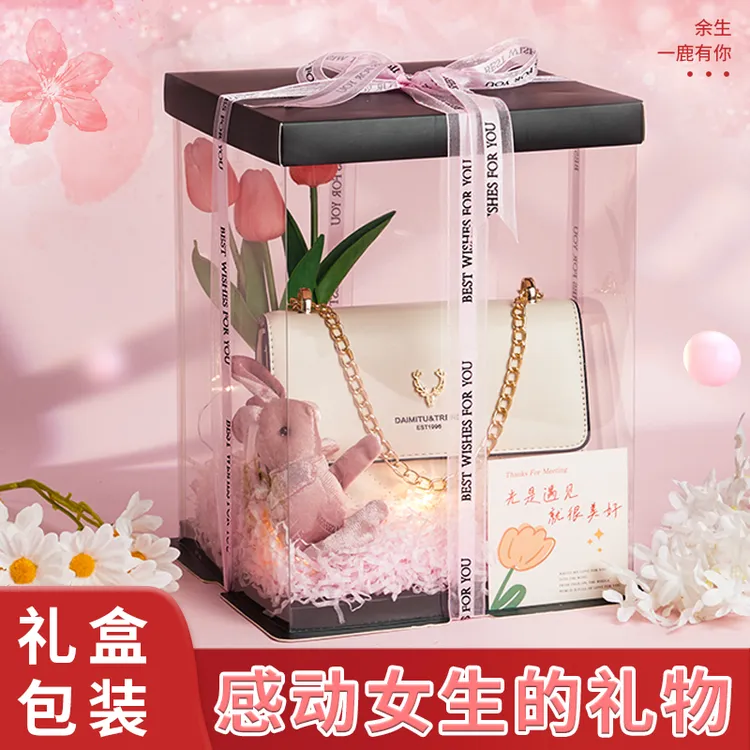 圣诞节送女朋友老婆生日礼物仪式感送闺蜜姐妹小众高级包包礼盒