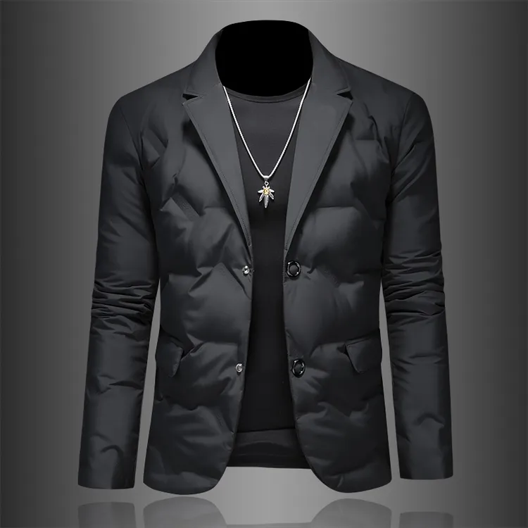 男士轻薄羽绒服男装爆款2025新款时尚保暖商务休闲薄款羽绒外套男