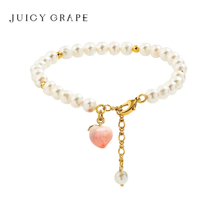 JuicyGrape 黄铜珐琅手链 水果坠手链简约轻奢小众时尚气质百搭