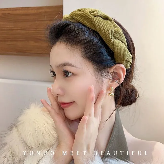 升级面料!秋冬高颅顶海绵洗脸发箍女气质发卡头箍高级感网红发饰