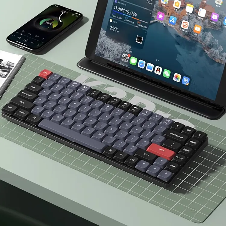Keychron机械键盘渴创K3Pro矮轴MAX无线蓝牙win适配ipad苹果Mac